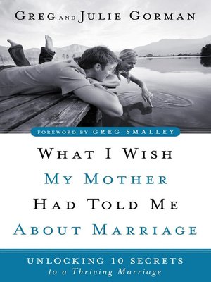 cover image of What I Wish My Mother Had Told Me About Marriage